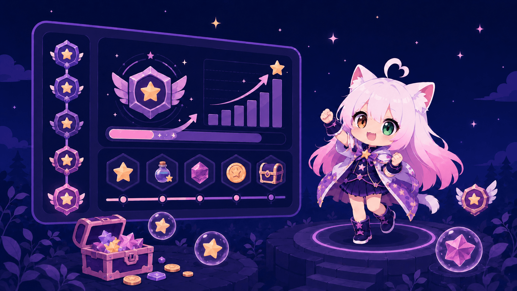 Set up level notifications with Nekotina
