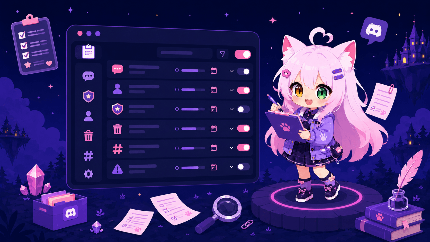 Set up server logs with Nekotina